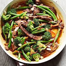 Flank Steak Broccoli And Green Bean Stir Fry Delicious Beef Recipe Healthy Family Dinners Green Bean Recipes