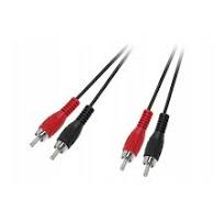Kabel przewód audio kabel sygnałowy 2x RCA (cinch) - 2x RCA (cinch) 5m