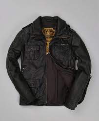Mens Brad Leather Jacket In Brown White Superdry Leather Jacket Leather Jacket Men Jackets