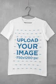 Placeit Mockup Of A Basic Tee Hanging On A Concrete Wall In 2020 Free Mockup Shirt Mockup Tshirt Mockup Free