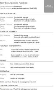¿necesitas un curriculum vitae simple, elegante y directo? 24 Ideas De Curri Modelos De Curriculum Vitae Plantilla De Curriculum Vitae Plantillas Curriculum