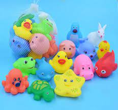 Obtanim rubber bath duck toy 4 inch yellow squeak rubber ducks for kids party favors, baby showers (2 pcs) 4.5 out of 5 stars. 13pcs Lot Baby Bath Toys Animal Rubber Duck Kids Bathroom Water Play Toy Floating Squeeze Sound Squeaky Bathing Toys Bath Toy Aliexpress