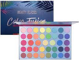 Beauty glazed high pigmented makeup palette easy to blend color fusion 39 shades metallic and shimmers eyeshadow sweatproof and waterproof eye shadow. Paleta De Sombras Color Fusion Beauty Glazed Maquillaje Barato