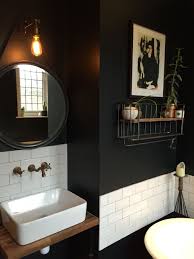 Farrow Ball Black Blue Bathroom Bath Time Is Best Black Bathroom Blue Bathroom Bathroom Color