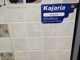 Indoor and outdoor floors and walls (in mild climates) hardness: Kajaria Contractorbhai