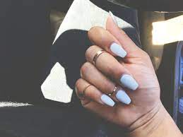 Short Coffin Nails Midi Rings Instagram Styleme B Short Coffin Nails Coffin Nails Long Nails