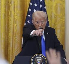 Photo Trump lance la foudre depuis la Maison Blanche (D. de Villepin)