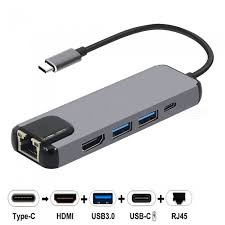 The 100w of pd v2.0 is enough to power and charge full sized notebooks. Cwxuan Usb 3 1 Type C To Hdmi 4k Amp Usb 3 0 Hub Amp Gigabit Ethernet Rj45