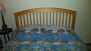 This rich harvest mission panel bed by acme furniture will create countryside appeal in your bedroom with its beautiful cherry finish and. Terrific Vaughan Bassett Mission Transitional Shaker Style Oak Arched Slat Bed Headboard Footboard Frame Queen Size Mattresses Are Free If You Would Like Them Jireh Trading Company Community Benefit