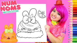 It s a pink ice cream bear with a white cream hat decorated with pink sprinkles. Coloring Num Noms Orange Sherbet Coloring Page Prismacolor Pencils Kimmi The Clown Youtube
