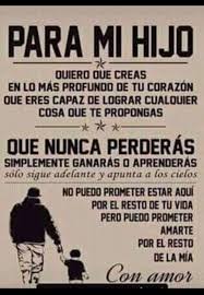 Para Mi Hijo Padre E Hijo Frases Frases Para Padres Amo A Mis Hijos Frases