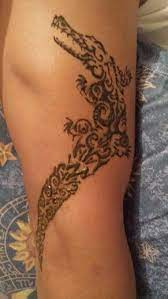An important part of indian culture, the use of henna has become increasingly popular in the united states, with henna artists providing henna tattoos for weddings, as event. Crocodile Henna Tattoo Crocodile Tattoo Henna Tattoo Tattoos