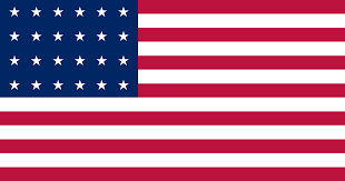 Flags Of The United States Of America 1822 1836 24 Stars Http En Wikipedia Org Wiki History Of The Flags Of The American Flag History Flag First Us Flag