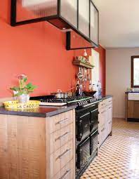 j 39 ai la chance d 39 avoir ete choisie pour etre la blogueuse invitee du collectif quot project inside quot du cuisine orange meuble cuisine cuisine bois