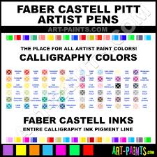 Faber Castell Pitt Artist Pens Calligraphy Ink Pigment