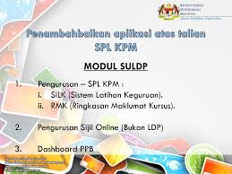 2 tahun 2014 pelanjutan tempoh kontrak pusat sistem panel. Sistem Pengurusan Latihan Kementerian Pendidikan Malaysia Ppt Download