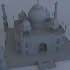 Taj Mahal Taj Mahal 3d Model Architecture 3d Model