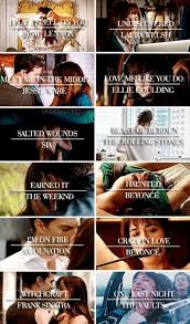 50 Shades Of Grey Trailer Song Crazy In Love Can T Remember Which Song Played During Certain Scenes In Fiftyshadesofgrey Check Out This Fiftyshades Fifty Shades Of Grey Fifty Shades Fifty Shades Movie