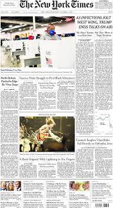 And international news, politics, business, technology, science, health, arts, sports and more. The New York Times In Print For Wednesday Oct 7 2020 The New York Times