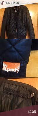 Superdry Moody Quilted Bomber Nwot Super Warm Quilted Bomber Jacket Quilted Bomber Navy Blue Leather Jacket