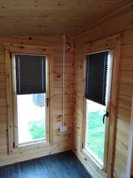 All trapezoid blinds and shades are fully operable. Dls Blinds Home Facebook