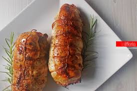 Rotolo di pollo al forno. Petto Di Pollo Farcito Al Forno