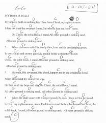 my hope is built (hymn) guitar chord