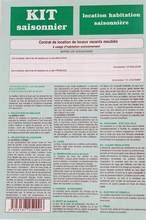 Inventaire vaisselle sous forme de tableau : Contrat Location Habitation Meuble Saisonnier Kit 3 En 1 Contrat Descriptif Inventaire 6 Pages