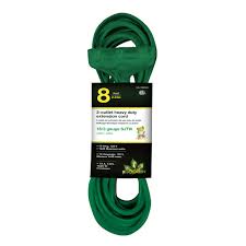 Check spelling or type a new query. 8 3 Outlet Outdoor Extension Cord Green Wire Pack Of 1 Or 12 Cord S