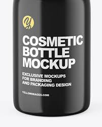 Download Glossy Cosmetic Bottle Mockup In Bottle Mockups On Yellow Images Object Mockups PSD Mockup Templates