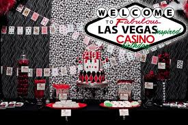 Make over the room by using decorations like the giant playing cards or the casino cutout assortment of cardboard cutouts. Las Vegas Style Casino 40th Birthday Party Hostess With The Mostess