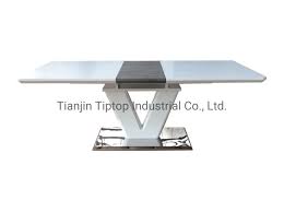 Tung oil dries slowly and needs many coats. China European Popular Tempered Glass And And Finish With Mdf Dining Room Table Set With 6 Chairs Photos Pictures Made In China Com