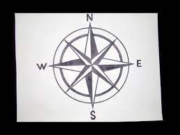 How to draw a compass rose. How To Draw A Compass Easy Drawing For Beginners Youtube