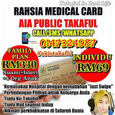 Best medical cards in malaysia. Aia Takaful Medical Card Family A Life Medik Famili