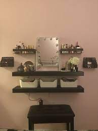 59 Ideas Makeup Organization Diy Vanity Floating Shelves Diyvanity 59 Ideas Mak Diy Diyvanity Floating Ideas Ma Diy Vanity Floating Shelves Bedroom Diy