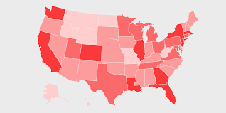 Path2usa provides a colorful us map with its states, states' abbreviations and capitals. Coronavirus In The U S Map Of How Many Cases Have Been Confirmed Across The Country By State