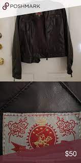 Leather Beverly Hills Polo Club Jacket Beverly Hills Polo Club Brown Leather Jacket Jackets