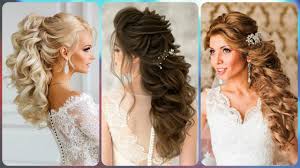 Noi iti propunem 4 coafuri simple si usor de realizar acasa. Top 20 Coafuri Mireasa Par Lung Bucle 2019 Youtube