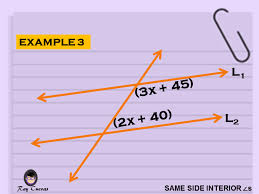 Internal angle) if a point within the angle is in the interior of the polygon. Same Side Interior Angles Theorem Proof And Examples Owlcation