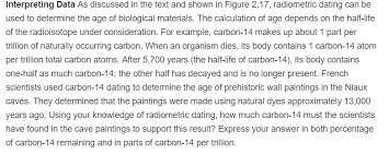 Asked jul 11, 2020 in biology & microbiology by daina Solved Interpreting Data As Discussed In The Text And Sho Chegg Com