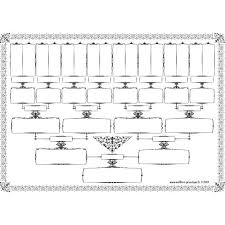 free family tree template 5 generations printable empty to