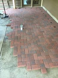 Diy Herringbone Red Brick Pavers Brick Patios Paver Patio Patio Stones