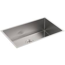 When considering a new stainless steel sink for your kitchen, there are two main options: Kohler Strive Undermount Single Kitchen Sink 29 In Silver 5409 Na Rona