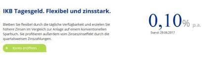 Ikb deutsche industriebank ag (fwb: Ikb Tagesgeld Erfahrungen Im Test 2021 Bewertung Pros Cons