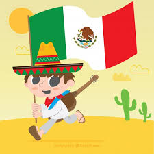 Let this mexican flag fly high in your phone. Free Vector Mexican Flag Background With Boy