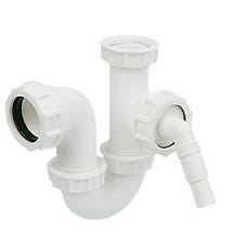 Slip nuts are round plastic pieces with threading that fit over rubber washers and pipe connections to prevent leaks. Floplast Sink Washing Machine Trap White 40mm Traps Screwfix Com
