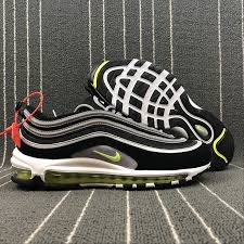 Best Selling Nike Air Max 97 Green Black White Men S Running Shoes Sneakers 921826 004 Running Shoes For Men Nike Air Max 97 Black And White Man