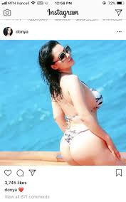 عکس سکسی دنیا جهانبخت با شورت و سوتین!