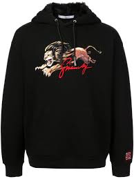 Shop the latest collection from your favorite stores all in one place. Givenchy Baumwolle Kapuzenpullover Mit Lowen Print In Schwarz Fur Herren Lyst