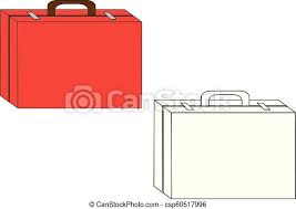 The best selection of royalty free briefcase color drawing vector art, graphics and stock illustrations. Suitcase Valise Colorful And In Black And White Colors Coloring Page Canstock